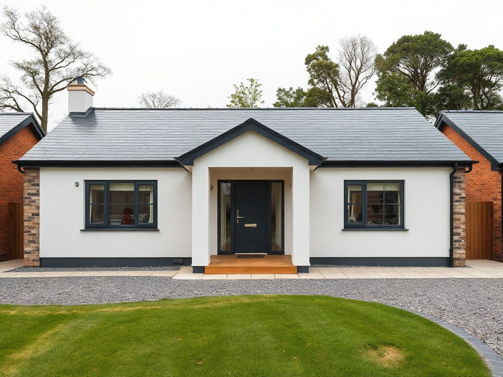 Completed new-build home ready for handover